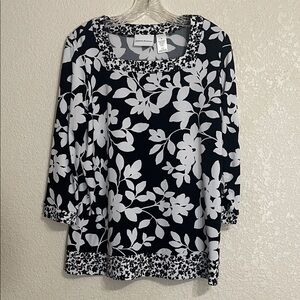 Alfred Dunner Floral Women's Top